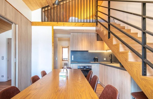 Doucy-Combelouviere Apartment | 50m from resort center, balcony, parking, tv, ski locker, 65m², Valmorel