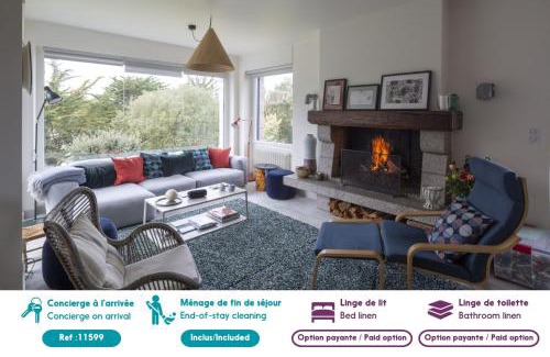 Sables-d'Or-les-Pins Villa | 50m plage- Fréhel - Bien rare - Cadre exceptionnel