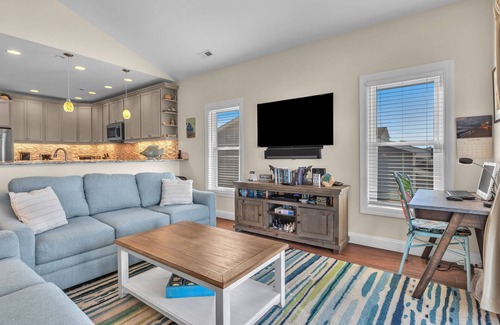 Yaupon Beach House | A Pawsitive Attitude: Ocean Views, Hot Tub, Dog-friendly with Fenced Yard