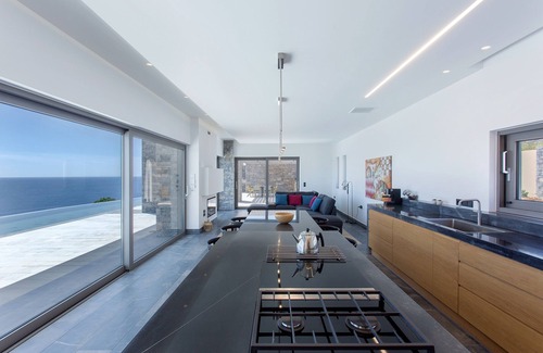 Vizari Villa | A pearl in South Crete! Brand new sea-front villa with views in the open sea!