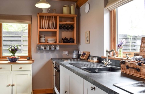 Marykirk Cabin | A True Log Cabin Experience built with Scottish Douglas fir trees. Pet Friendly.