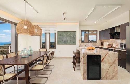 Agia Pelagia Villa | Absolute Privacy in this modern villa, with amazing seaview, private pool & BBQ