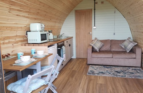 Spittal Cabin | Achmeney Glamping, larger than Average pod
