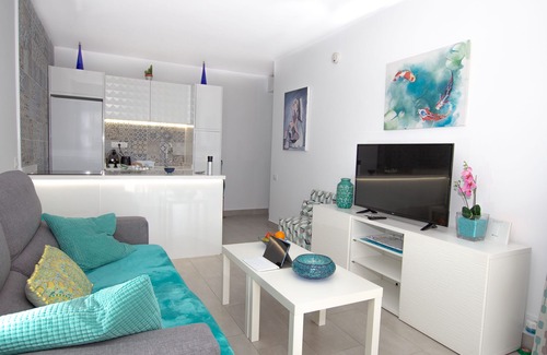 Playa del Ingles Apartment | AIDA- BEACH FRONT GROUND FLOOR APARTMENT VIEW GARDEN