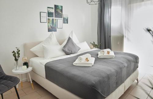 Walldorf Apartment | Ajko Homes - Design Apartment - Parkplatz - Balkon - Netflix - 6 Pers