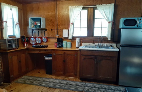 Broomfield Cabin | Amazing lakefront cabin with private beach, kayaks, pedal boat. Open year round!