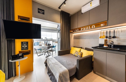 Pinheiros Apartment | Amazing views from Top Floor New & Modern Apt in Pinheiros