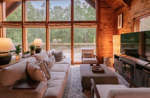 Gainesville House | Amenity Packed A-frame Cabin With Two Bedrooms And Loft