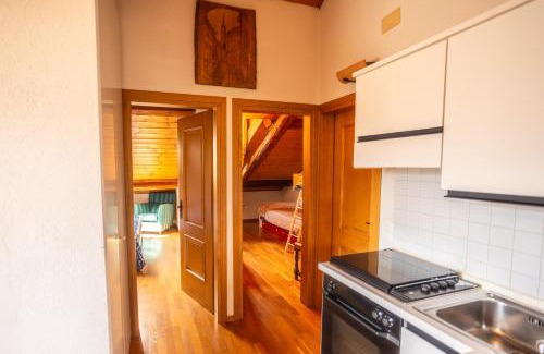 Fiera di Primiero Apartment | Antica Rosa - Mansarda vista montagna con posto auto scoperto