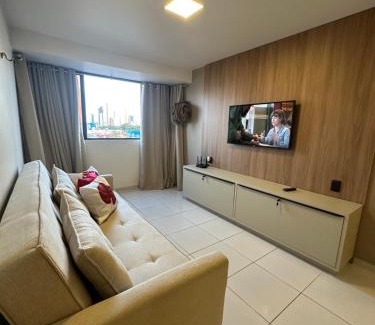 Brisamar Apartment | Apart amplo, equipado e cama king