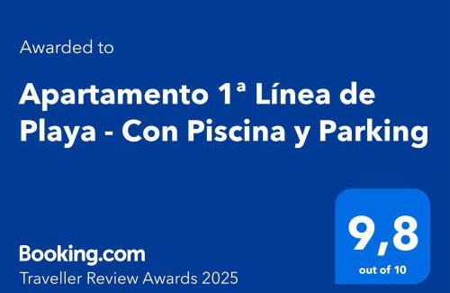 Grau i Platja Apartment | Apartamento 1ª Línea de Playa - Con Piscina y Parking