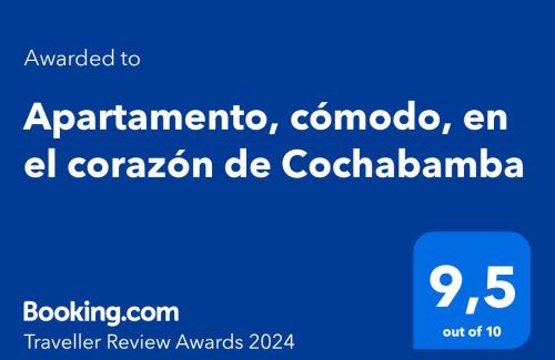 Cochabamba Apartment | Apartamento, cómodo, en el corazón de Cochabamba