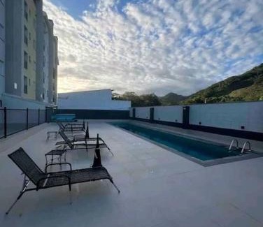 Centro Apartment | Apartamento novo região central de Ubatuba, com churrasqueira e varanda, 2 vagas - Residencial Jathy NATAL E ANO NOVO LIVRE