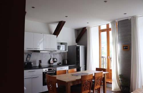 Briancon Apartment | Apartment 'Dans Une Maison De Pays' with Mountain View, Terrace and Wi-Fi