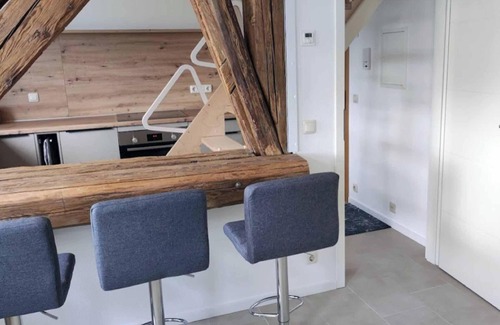 Triebischtal Apartment | Apartment 'Ferienwohnung Auszeit' with Shared Pool, Shared Terrace and Wi-Fi