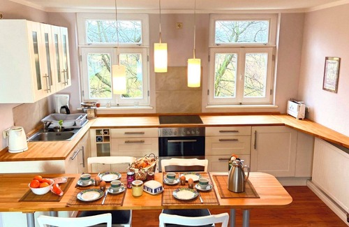 Schmilau Apartment | Apartment 'Ferienwohnung Schmilau' with Private Garden, Balcony and Wi-Fi