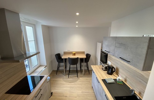 Contrexeville Apartment | Apartment-Gaby-City-Ensuite with Shower-City view