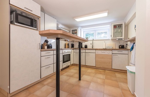 Waltersdorf Condo | Apartment in a top location with sauna and roof lounge for families and active vacationers