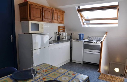 Agon-Coutainville Apartment | Apartment on the 1st floor of our house independent access and small courtyard.