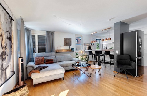 Uhldingen-Muehlhofen Apartment | Apartment 'Spectrum 2' with Balcony and Wi-Fi
