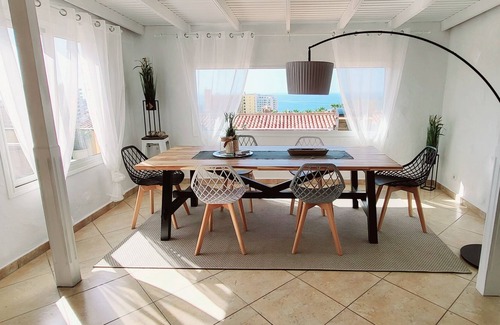 San Eugenio Apartment | Apartment "Sonne und Meer Penthouse" with Sea View, Private Terraces & Wi-Fi