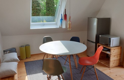 Wabe-Schunter-Beberbach Apartment | Apartment with roof terrace in the countryside