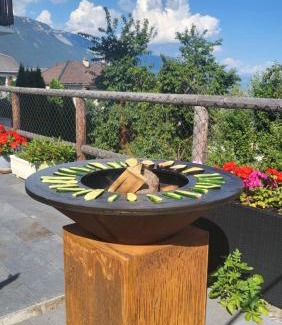 Randogne Apartment | Appartement Randogne avec grande terrasse