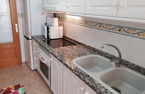 Xeraco Apartment | Apt. with two bedrooms, large terrace with awning and sea and pool views!