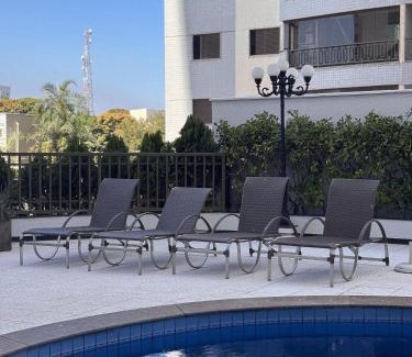 Goiania Apartment | Apto 2Q com Vista Incrível - Piscina e academia! Santorini 2901