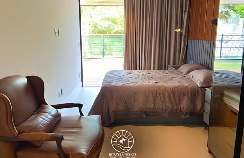 Torres Apartment | Apto Premium em Torres - Apenas 150mts do mar - Piscina - Ar condicionado sala e quartos - Tv Smart - Wifi - Varanda com churrasqueira - Pátio privativo - Garagem fechada - Aceita pet