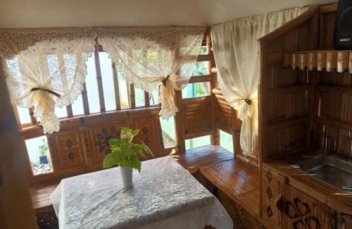 San Juan House | Aremen Transient, Nipa Hut with shared main houses bathroom