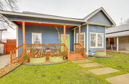 Nevada Street House | Artsy Bungalow with Yard in Dtwn San Antonio