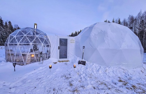Risogrund Cabin | Aurora Igloo in Swedish Lapland