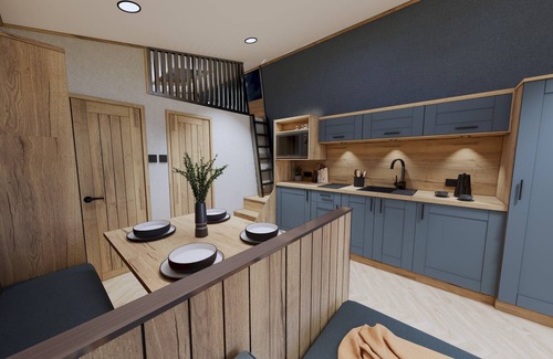 Great Billing Cabin | Azure Horizons Glamping - The Brook Pod GV18