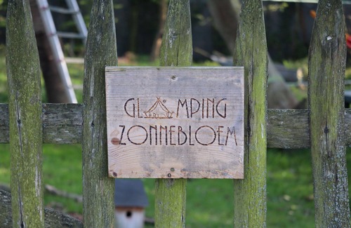Sint-Antelinks RV Rental | Back-to-Nature - Glamping Zonnebloem A back-to-basics experience