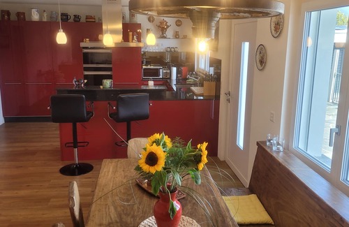 Brione sopra Minusio House | Barrier-free house with Jacuzzi, glass pool, PW charging station - dogs allowed!