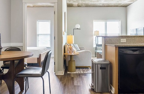 Downtown Indianapolis Apartment | Barsala l 1BD on Canal w/Rooftop Terrace