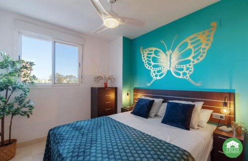 Mezquitilla Apartment | Beachfront apartment - terrace with sea view - pool