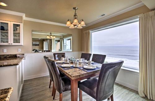 Lincoln Beach Apartment | Beachfront Condo with Patio and Views - Walk to Shore!