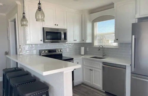 Surfside Beach House | Beachfront Luxe! Recent Build! On Sand Pet Friendly! Ocean Front! Super Cute