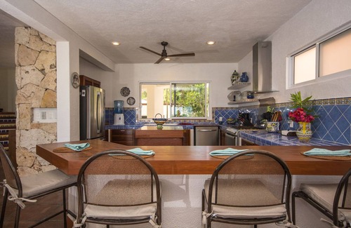 Akumal House | Beachfront Villa with Staff in Gated Community