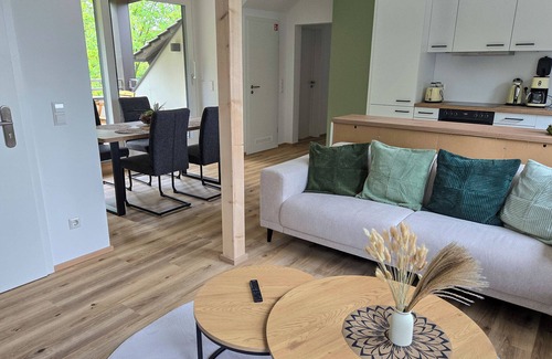 Wiesloch Apartment | Beautiful 70 sqm newly built apartment with terrace in the countryside | 20 min to Heidelberg