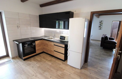 Zupanovice Apartment | Beautiful apartment for 9 people with WIFI, pool, TV, patio and pets allowed