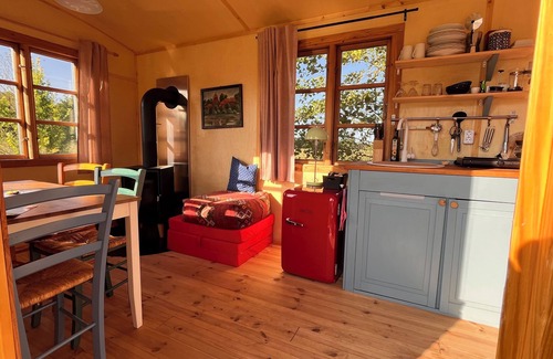 Oetzen Cabin | Beautiful circus wagon in a secluded location