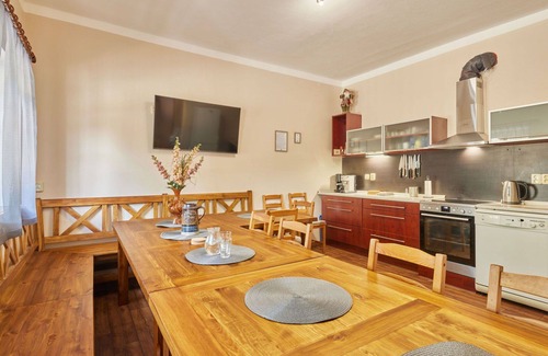 Cerny Dul Villa | Beautiful private villa for 15 people with WIFI, TV, balcony and pets allowed