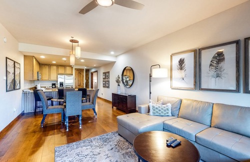 Four O'Clock Condo | Beautiful ski-in/ski-out villa with shared game room, hot tub, pool, & gym