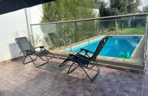 Oulad Azzouz House | Belle villa spacieuse et calme avec piscine à 7min de la plage en voiture