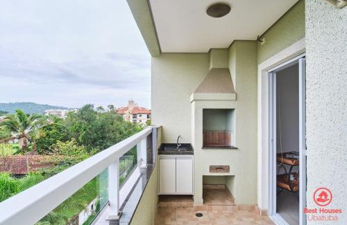 Barra da Lagoa Apartment | BH56 Conforto, AR, Varanda Gourmet e Vista Linda