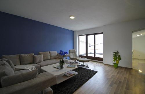 Prizren Apartment | Blue apartment over Prizren roofs