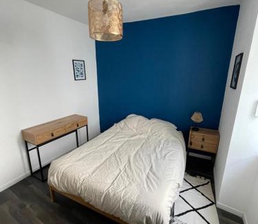 Vierzon Apartment | Blue Vervet - T2 avec parking